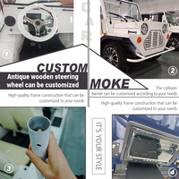 Mini Moke chinois à énergie nouvelle pour 4 personnes, certifié CEE, buggy de plage électrique, Moke en aluminium étanche