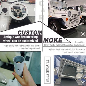 Mini <span class=keywords><strong>Moke</strong></span> Eléctrico de Nueva Energía, 4 Personas, Certificado EEC, Buggy de Playa, Impermeable, de Aluminio - Product Image 4