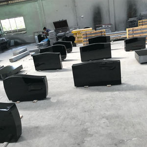 Granito nero angelo cuore Design stile americano ed europeo cimitero giardino memoriale lapide e monumenti in marmo - Product Image 2