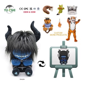 Yushi Chất lượng cao mềm Thú nhồi bông OEM ODM biểu tượng tùy chỉnh plushies linh vật dễ thương sang trọng vẽ <span class=keywords><strong>Maker</strong></span> - Product Image 1