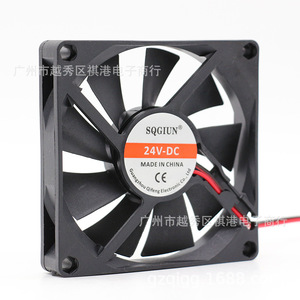 Ventilador de Refrigeración Sqgiun de 80 mm y 24 V CC, 80x80x15 mm, Industrial, para Chasis de Amplificador - Product Image 1