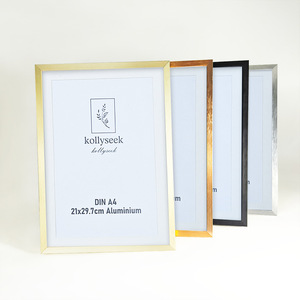 Aluminum Alloy Picture <strong>Frame</strong> A4 <strong>Photo</strong> <strong>Frame</strong> Tabletop Wall Hanging 6 <strong>7</strong> 8 <strong>10</strong> Inch 4K A3 Sizes Business License - Product Image 2