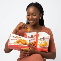 Boîte d'emballage pour poulet frit de haute qualité, personnalisée, vente en gros d'usine, pour la restauration rapide à emporter