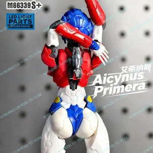 Figuras de Acción Originales Transforma de PVC, Aicynus Primera <span class=keywords><strong>Arcee</strong></span>, Mecha Encantadora Rojo Azul OP M66339S, Juguetes de Modelos para Armar - Product Image 3