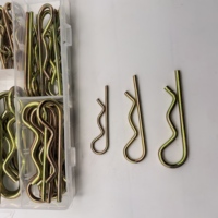 70-teiliges R-Clip-Sperrbolzen-Set aus verzinktem Kohlenstoffstahl in 7 Größen mit Hartschalenkoffer für Landmaschinen und Anhänger