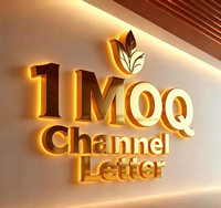 Letras de Canal 3D Iluminadas para Exteriores, Logotipos de Empresas, Letras Retroiluminadas de Acero Inoxidable, Letreros 3D