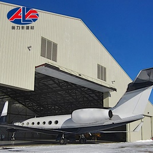 Hangar d'avion préfabriqué en structure métallique sur mesure, fabriqué en Chine, pour le stockage d'avions, en vente - Product Image 1