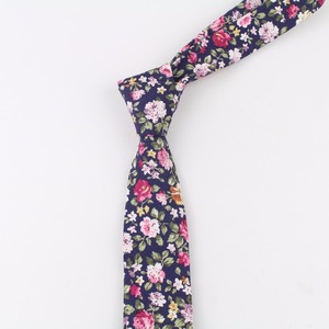 Corbata de Moda de Nuevo Estilo, Casual, a Cuadros, de Algodón Artificial, con Lazo de Flores, Corbata Delgada con Diseño Paisley para Hombre, Pequeña Corbata de Diseñador - Product Image 3
