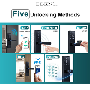 Ebkn cerradura inteligente Para puerta mở khóa kỹ thuật số Cửa Khóa Remoto con aplimacion thẻ chìa khóa khách sạn - Product Image 4