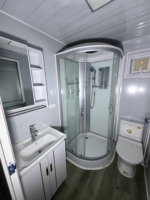 Maison Modulaire de Luxe en Conteneur 20 pieds Extensible Pliable Préfabriquée Design Moderne Salle de Bain Cour Installation Rapide Montage Facile