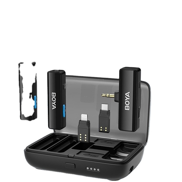 For BOYALINK New Wireless Omnidirectional Radio Microphone for Mobile Phone Camera Noise Reduction High Signal-to-Noise Ratio