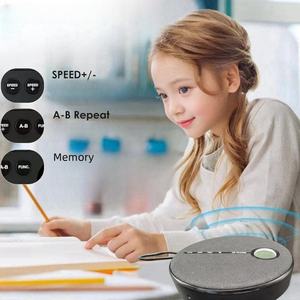 Reproductor de CD Portátil Retro con Bluetooth 5.0, Radio FM, Reproducción USB y AUX, Sonido de Alta Fidelidad para Aprender Inglés, Regalo de Cumpleaños - Product Image 5