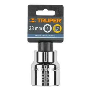 BOX 3 Douille 33 mm, 6 points, entraînement 3/4 po, TRUPER - Product Image 4
