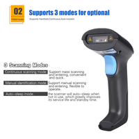 Lecteur de codes-barres CMOS 2D compact OEM CE FCC ROHS CB USB filaire portable robuste