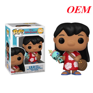 Juguete para niños modelo de juguete 13cm PVC <span class=keywords><strong>Lilo</strong></span> Pelekai Stitch figura de Anime con personalización OEM - Product Image 2