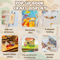 Impression personnalisée OEM, livres éducatifs pour enfants et bébés en anglais, livres 3D pop-up, impression de haute qualité personnalisée