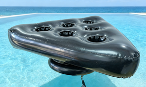 Chapeau de pirate noir <span class=keywords><strong>gonflable</strong></span> ultra-léger pour accessoire de costume de fête d'Halloween - Product Image 3