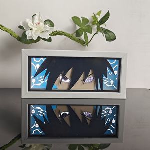 Anime Custom Pattern 3D Paper Carved Lights <span class=keywords><strong>My</strong></span> <span class=keywords><strong>Hero</strong></span> Academy SPY Anime Light Box Peripheral Gift Home Decoration Lamp - Product Image 2