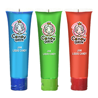 OEM Vente directe d'usine Tube de dentifrice Halal forme Confiture de fruits super aigre Bonbons liquides à presser Vente en gros
