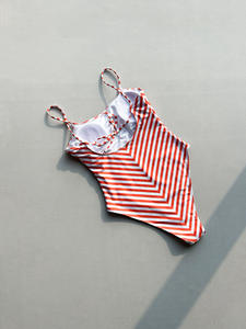 Traje de baño de una pieza sexy para mujer, control de abdomen, cuello redondo, acolchado, espalda abierta, corte alto, efecto adelgazante, logotipo personalizado - Product Image 4