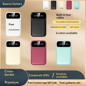 Batterie externe compacte et portable 10000 mAh avec quatre ports détachables, charge rapide 10W, personnalisable avec logo – Offre spéciale - Product Image 5