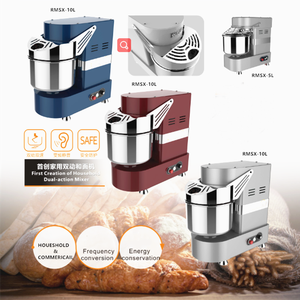 Mini mélangeur <span class=keywords><strong>électrique</strong></span> domestique pour la maison, machine à pétrir le pain, équipement <span class=keywords><strong>de</strong></span> mélange <span class=keywords><strong>de</strong></span> pâte, 10 L <span class=keywords><strong>de</strong></span> farine, mélangeur spiral pour pâtisserie - Product Image 3