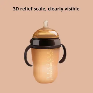 Biberón Desechable de Silicona Suave RH R2509-848 de 150ml/250ml, Sensación Real, para Bebés en Etapa de Destete, Flujo Directo - Product Image 5