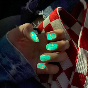 Polvo Fluorescente que Brilla en la Oscuridad para Uñas, Resina Epoxi, Pigmento Luminoso de Larga Duración para Manicura, Venta al Por Mayor - Product Image 6