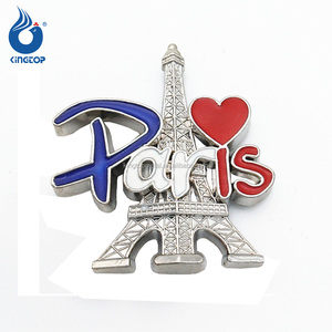 Monuments <span class=keywords><strong>de</strong></span> Paris Souvenir 3D En Métal Aimant <span class=keywords><strong>de</strong></span> Réfrigérateur Cadeau Décor À La Maison En Métal Artisanat Figurines Miniatures - Product Image 3