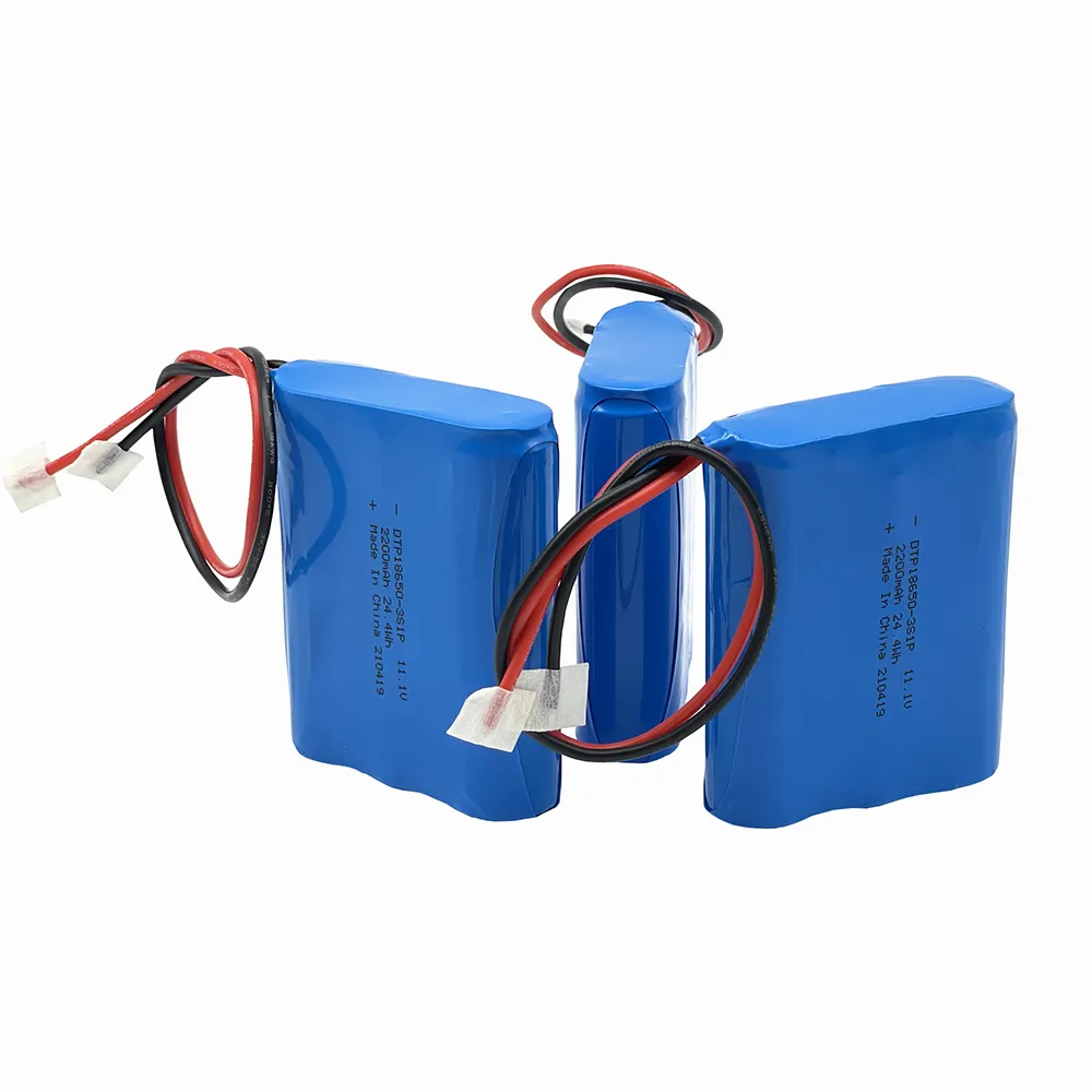 Oplaadbare 12 Volt Li-Ion Batterijbatterij 18650 Li-Ion 11.1 V 2500Mah Batterijpakket