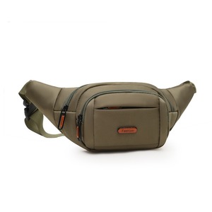 Men's Waist Bag Nylon Waterproof Chest Shoulder Bag Fashionable Sport Travel Blue Black Gray Green Solid Color Summer 2026 - Product Image 3