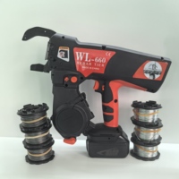 Attacheuse de barres d'armature automatique sans fil WL-660, conception ergonomique, machine à attacher les câbles pour chantier de construction