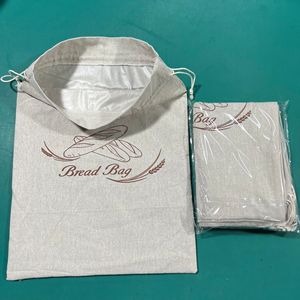 Promozione stampa digitale riutilizzabile cera d'api TPU tessuto di lino <span class=keywords><strong>con</strong></span> coulisse borsa per disegnare stringhe di pane borsa <span class=keywords><strong>con</strong></span> etichetta personalizzata - Product Image 6