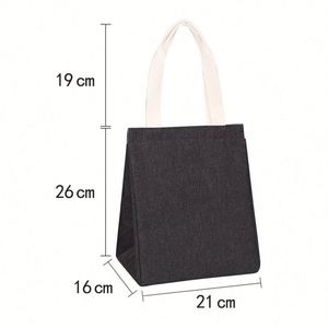 Portable Thickened Plaid Lunch <b>Box</b> Bag Office Worker Student Party Fresh-Keeping Insulation Promotional Tote Bags - Product Image 3