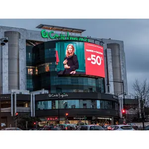 Outdoor Geanimeerde Kerst Led Display Kast Decoratief Scherm Paneel 30 Meter Voor Muur Prijs Billboard Op Stenen Muur