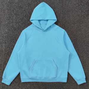 Sudadera con Capucha de Felpa de Lujo para Hombre, de Algodón y Mezclilla Bordada de Alta Calidad, Ecológica, de Secado Rápido, 330g - Product Image 5