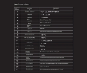 Phim cửa sổ nhà dán xe được sử dụng cho xe ô tô chất lượng Mỹ TPU PET Tự Chữa Bệnh Vinyl nhóm bảo vệ phim áo giáp - Product Image 2