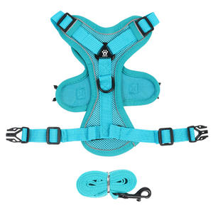 Rompi kucing mewah, <span class=keywords><strong>Harness</strong></span> kucing dengan tali dada reflektif, desain Anti keluar, nyaman, dapat disesuaikan, tidak ada tarik - Product Image 5
