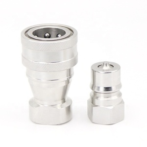ข้อต่อไฮดรอลิกแบบปลดเร็ว 3/8 KZF มาตรฐาน ISO7241-B ผลิตจากสแตนเลส สำหรับปั๊มไฮดรอลิก  ลดราคาพิเศษ - Product Image 2