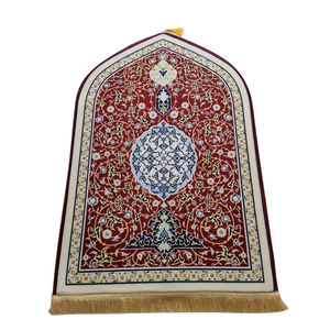 Mullins Couverture de pèlerinage islamique pliable et lavable Couverture de prière en flanelle imprimée épaissie Tapis de prière en éponge portable - Product Image 3
