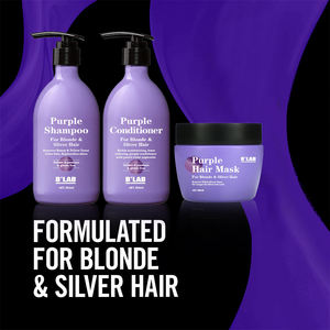 Champú y Acondicionador con mascarilla de <span class=keywords><strong>pelo</strong></span> púrpura, marca privada, nuevo diseño, hidratante, Amarillo, Morado, equilibrio, Rubio, plateado - Product Image 5