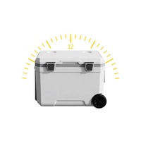 Glacière rigide rotomoulée LIHENG 35L-160L, glacière isotherme portable pour boissons, camping, pêche