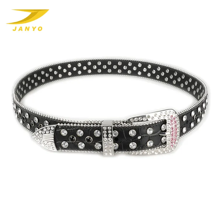 Neue dekorative Damen Gürtel Strass Mode koreanische Version Full Diamond Inlaid Pin Schnalle Kristall gürtel für Frauen