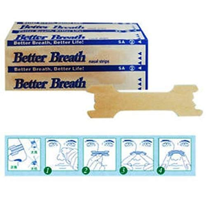 Tiras Nasales Deportivas Breath Easy Negras Transparentes, Tiras Nasales Anti Ronquidos, Parches Nasales para Ventilación y Respiración - Product Image 2