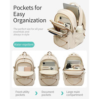 Sac à dos pour ordinateur portable de 15,6 pouces, sac à dos scolaire esthétique pour adolescentes, étudiantes et femmes actives
