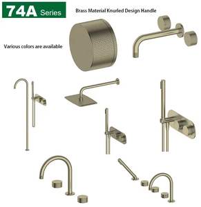 Elegante grifo montado en la pared con perillas <span class=keywords><strong>de</strong></span> mármol para baños modernos - Product Image 6