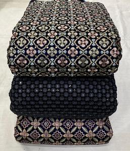 Top Selling Designer Embroidery <b>Velvet</b> 9000 Fabric <b>for</b> Bridal Wear or Traditional Outfits Available at Good Price from India - Product Image 3