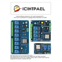 Carte de développement ESP32-WROOM avec module relais miniature 8 canaux WIFI BLE, alimentation DC5-30V protégée par résine époxy