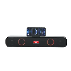 Nhu Cầu Cao Sản Phẩm Loa Thanh Soundbar Di Động Hoạt Động Mini Loa Di Động Dài Stereo Loa Mini Horn Pin Nhựa 3