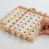 Ensemble d'éveil éducatif : Planche à fil élastique pour la maternelle, favorisant l'intelligence, jouets éducatifs